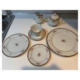 Noritake Bordeaux Pattern Place Settings