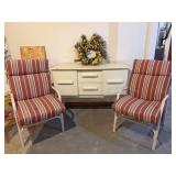 Patio Chairs, Dresser & Wreath