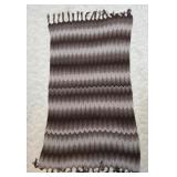Long, Chevron Crocheted Afghan