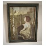 'Spring Song' Framed Lithograph