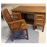 Wooden Desk w/Chair