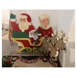 Painted Wooden Christmas Cutouts