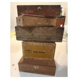 Vintage Wooden Boxes