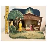 Vintage Nativity Set - Lighted