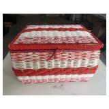 Wicker Sewing Basket
