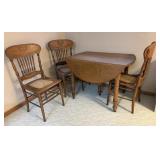 Drop-Leaf Dining Table
