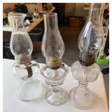 3 Kerosene Lanterns