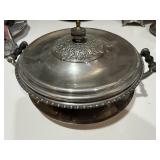 Silver Plated Chaffing Dish & Platter