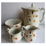 Hall China Jewel Tea Set