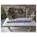 Wood Bench/Yard Items