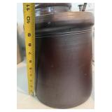 Brown Glazed Crock