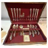 1847 Rogers Brothers Plated Flatware Set In Case