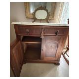 Marble Top Wooden Washstand