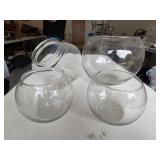 Glass Fish Bowls