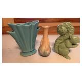 Hull Potter Vase & Other Items