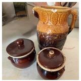 Hull Pottery Creamer & Sugar