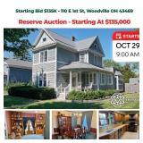Starting Bid $135K - 110 E 1st St, Woodville OH 43469
