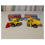 Matchbox No. 29 Tractor Shovel and No. 26 Site Dumper