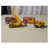 Matchbox No. 49 Crane Truck & No. 48 Sambron Jacklift