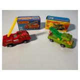 Matchbox No. 22 Blaze Buster & No. 74 Toe Joe