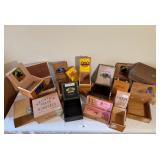 Vintage Wooden Cigar Box Collection