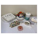 Assorted Ceramic and Glass Decor