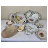 Assorted Decorative Porcelain Dishes