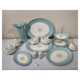 Homer Laughlin Rhythm Aqua Dinnerware
