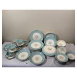 Homer Laughlin Rhythm Aqua Dinnerware
