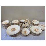 Vintage Homer Laughlin Golden Wheat Set