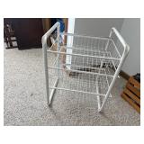 White Wire Storage Rack