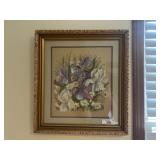 Framed Floral Artwork by Bristow