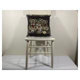 Vintage White Wooden Chair