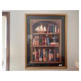 Framed Bookcase Artwork
