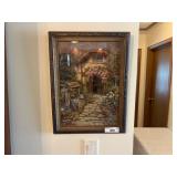 Cottage Garden by James Lawrence Isher Framed Wall Hanging