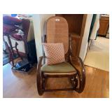 Vintage Cane Rocking Chair