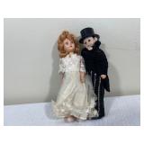 Vintage Bride and Groom Dolls