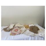 Assorted Vintage Crochet Linens/Doilies
