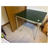 Vintage Green Folding Card Table