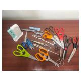 Assorted Scissors and Dispenser Lot