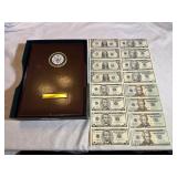 World Reserve Monetary Exchange with 4 Uncut Currency Sheets