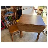 Vintage Drop-Leaf Table Set