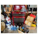 Homak Red Rolling Tool Chest with Tools