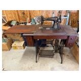 Antique Singer Treadle Sewing Machine