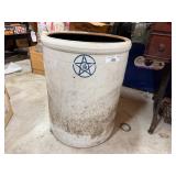 15 Gallon Antique Star Stoneware Crock