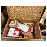 Wicker Storage Trunk