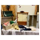 Vintage Doll Clothing & Storage Set