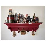 Patriotic Americana Shelf Di