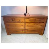 Solid Wood Six-Drawer Dresse