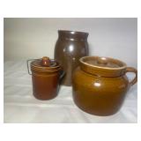 Vintage Brown Stoneware